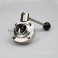 Stainless Steel Sanitary Weld Butterfly Valve